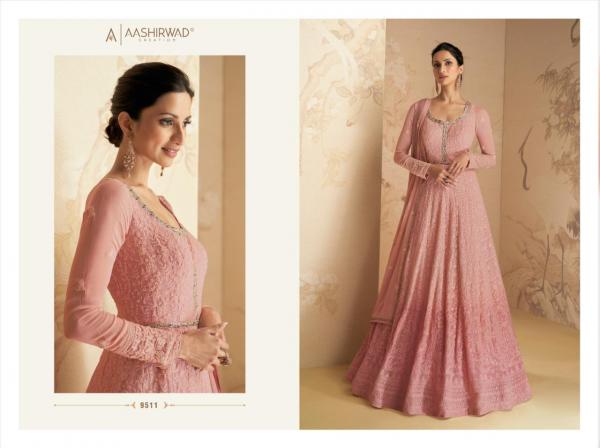 Aashirwad Gulkand Disha Exclusive Georgette  Designer Gown Collection